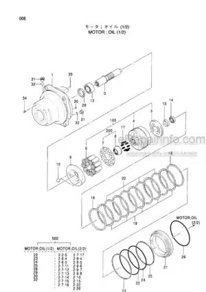 Photo 6 - Hitachi Zaxis 800 850H Parts Catalog And Equipment Component Parts Excavator P17V-1-2 P17V-E1-1