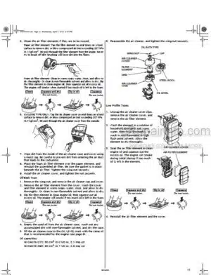 Photo 14 - Honda GX240 GX270 GX340 GX390 Owners Manual Engine ENG FRA ITA