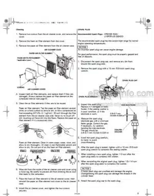 Photo 6 - Honda GX240 GX270 GX340 GX390 Owners Manual Engine ENG FRA ITA