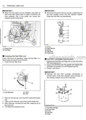 Photo 6 - Kubota SM-E4 SM-E4BG Workshop Manual Diesel Engine