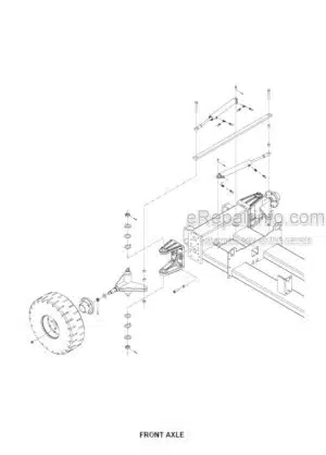 Photo 1 - Manitou 110ELX Repair Manual Work Platform 547333EN