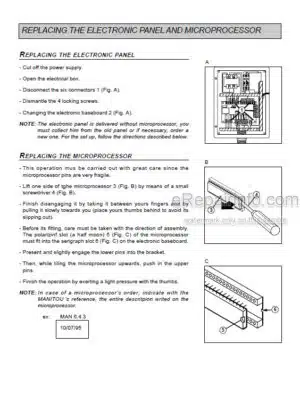 Photo 4 - Manitou 120TH 120TM Repair Manual Access Platform 547320EN