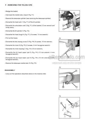 Photo 9 - Manitou 150AET 171AET Repair Manual Work Platform 547310EN