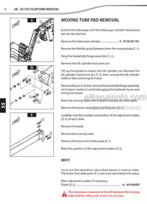 Photo 4 - Manitou 160ATJ Euro 3 180ATJ2 Euro 3 Repair Manual Work Platform 647123EN