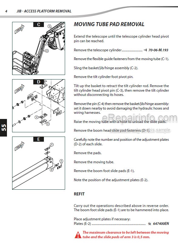 Photo 1 - Manitou 160ATJ Euro 3 180ATJ2 Euro 3 Repair Manual Work Platform 647123EN