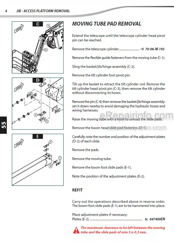 Photo 1 - Manitou 160ATJ Euro 3 180ATJ2 Euro 3 Repair Manual Work Platform 647123EN