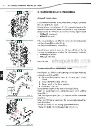 Photo 3 - Manitou 160ATJ Plus 180ATJS Euro 3 Repair Manual Work Platform 647254EN