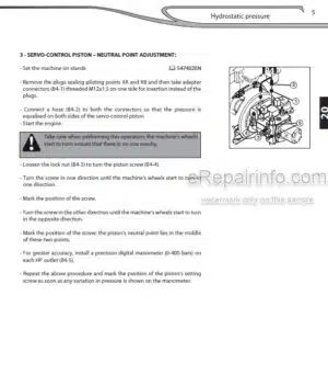 Photo 5 - Manitou 170AETJ 170AETJL Repair Manual Articulated Platform