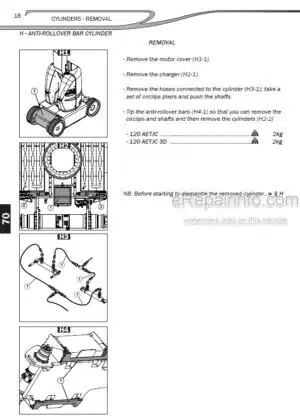 Photo 6 - Manitou 160ATJ Plus Repair Manual Access Platform 547405EN