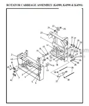 Photo 5 - Manitou 4400 Series Parts Manual 3-Stage Mast R276