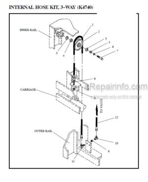 Photo 6 - Manitou 4400 Series Parts Manual 3-Stage Mast R276
