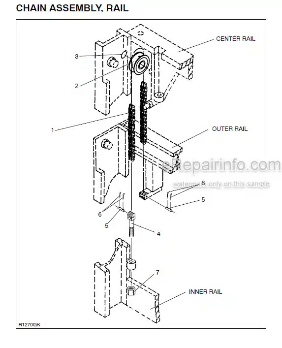 Photo 1 - Manitou 4800 Series Parts Manual 3-Stage Mast R382