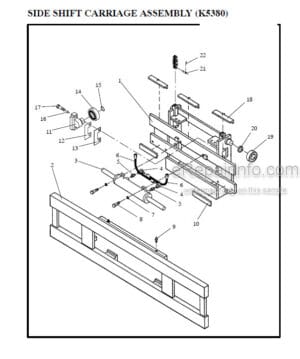 Photo 5 - Manitou 5500 Series Parts Manual 4-Stage Mast R373