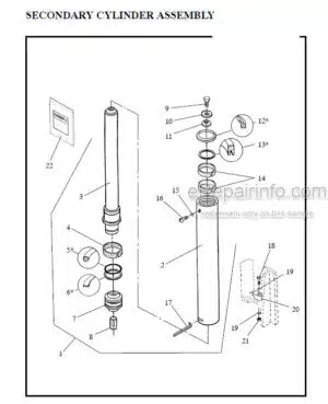 Photo 6 - Manitou 5500ER Parts Manual 5-Stage Mast R374