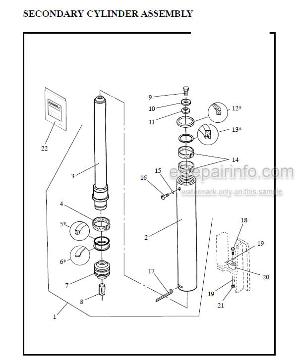 Photo 1 - Manitou 5500ER Parts Manual 5-Stage Mast R374