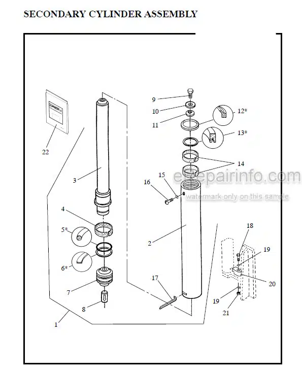 Photo 1 - Manitou 5500ER Parts Manual 5-Stage Mast R374