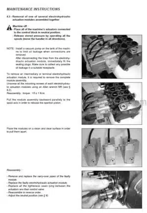 Photo 1 - Manitou 634-120LSU SB E2 Service Manual Telehandler