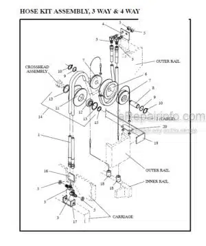 Photo 11 - Manitou 6900 Series Parts Manual 2-Stage Mast R369