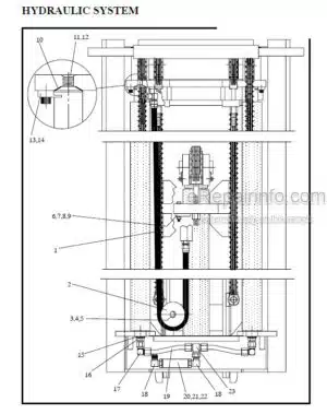 Photo 5 - Manitou 8000 Series Parts Manual 4-Stage Mast R398