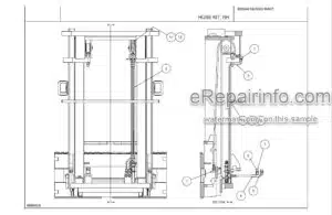 Photo 8 - Manitou 805348 MSI50H Parts Manual 2-Stage Mast 806872