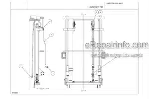 Photo 2 - Manitou 806917 Series Parts Manual 2 Stage Mast 8029781