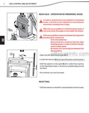 Photo 5 - Manitou 160ATJ Plus Repair Manual Access Platform 547405EN