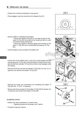 Photo 6 - Manitou 120TH 120TM Repair Manual Access Platform 547320EN