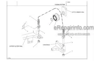 Photo 2 - Manitou 9300 Series Parts Manual 2-Stage Mast 806477