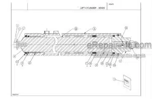 Photo 1 - Manitou 9400 Series Parts Manual 2-Stage Mast 806478