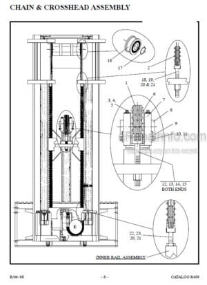 Photo 1 - Manitou 9700 Series Parts Manual 3-Stage Mast R409
