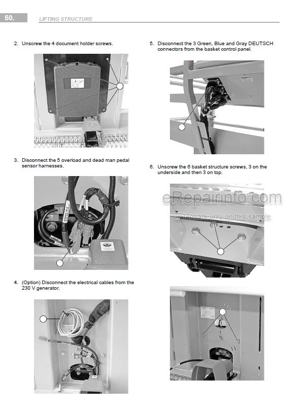 Photo 1 - Manitou ATJ46P RC T4 S2 Service Manual Work Platform 647820EN