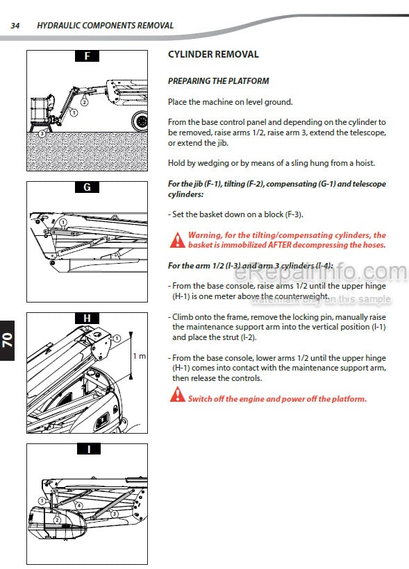 Photo 1 - Manitou ATJ46+RC T4 S1 Repair Manual Work Platform 647678EN