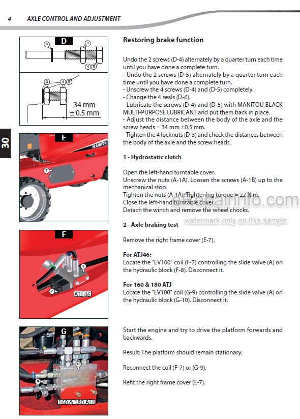 Photo 1 - Manitou ATJ46RNC 2RD T4 S1 To 180ATJ RC 4RD ST5 S1 Repair Manual Work Platform 647697EN