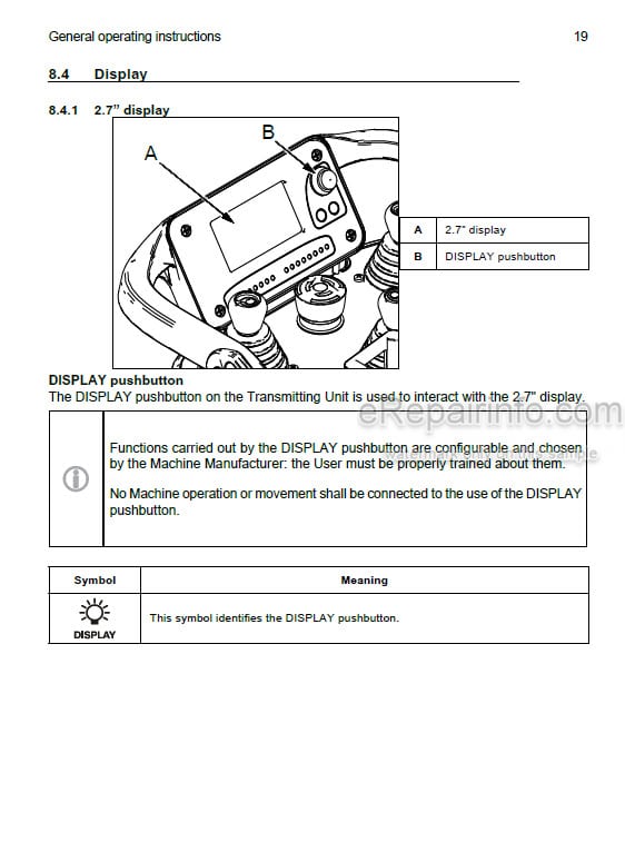 Photo 1 - Manitou AUTEC Dynamic Plus Repair Manual Radio Remote Control 647805EN