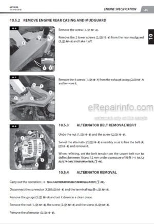 Photo 5 - Manitou Gehl MT420H 57K STS S1 MT420H TSS 57K ST5 S1 RS4-14 Repair Manual Telehandler 647781EN