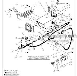 Photo 3 - Manitou Hydro-Hawk M2-30 H P C PS P PL PXL Parts Manual Forklift B365 SN1