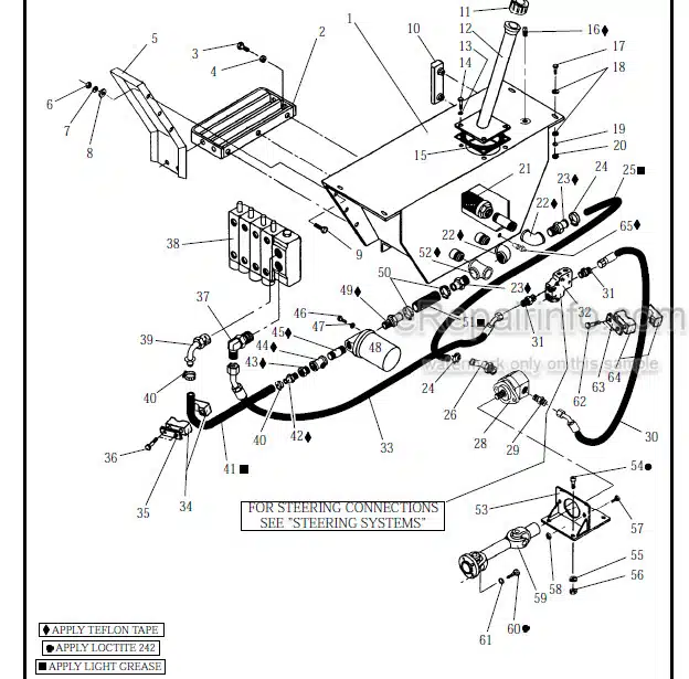 Photo 1 - Manitou Hydro-Hawk M2-30 H P C PS P PL PXL Parts Manual Forklift B365 SN1