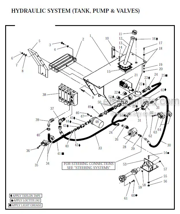 Photo 1 - Manitou Hydro-Hawk M2-30 H P C PS P PL PXL Parts Manual Forklift B365 SN2