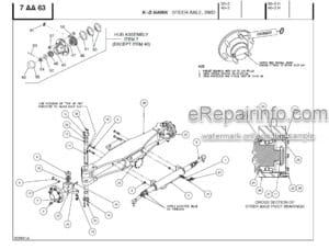 Photo 2 - Manitou K-D Hawk 30-2H 30-4H Parts Manual Forklift 806340