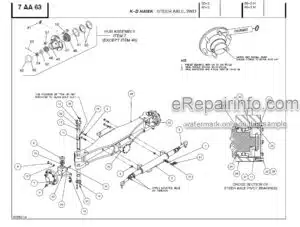 Photo 5 - Manitou K-D Hawk 30-2TH 30-4TH Parts Manual Forklift 809860