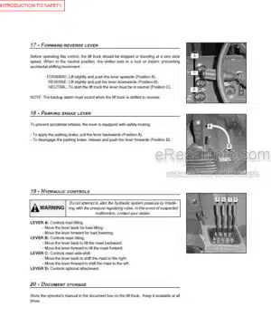 Photo 7 - Manitou SLT415 SLT415B SLT420B Serie 1 2 E2 Repair Manual Telehandler