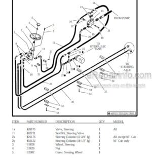 Photo 6 - Manitou K-D Hawk 30-2TH 30-4TH Parts Manual Forklift 809860