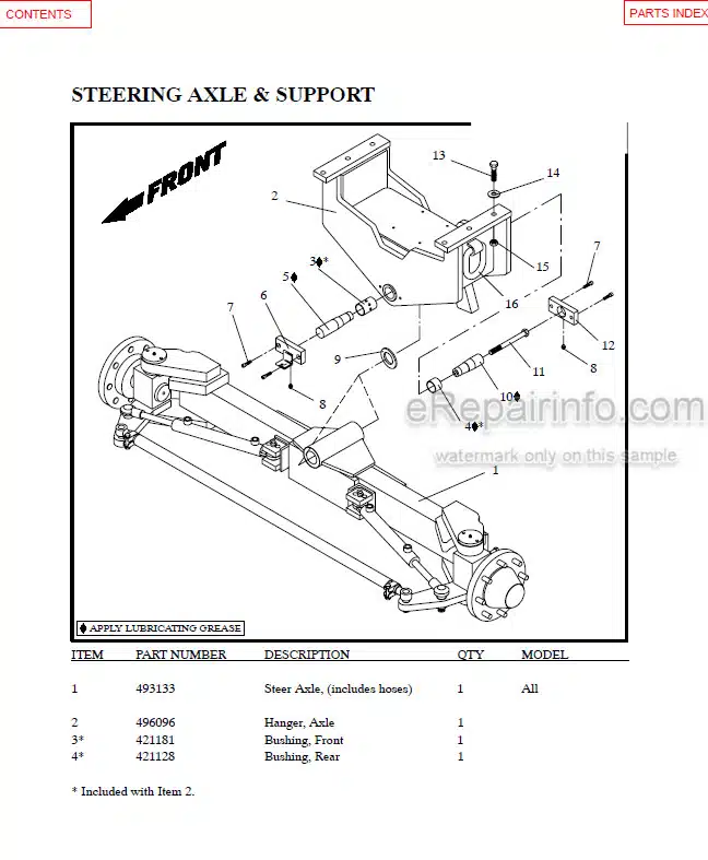 Photo 1 - Manitou M230H P C PSL Hydrohawk Parts Manual Forklift B428