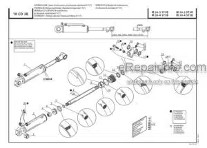 Photo 1 - Manitou M26-2-4 To M50-2-4 ST3B Parts Catalogue Forklift 647122