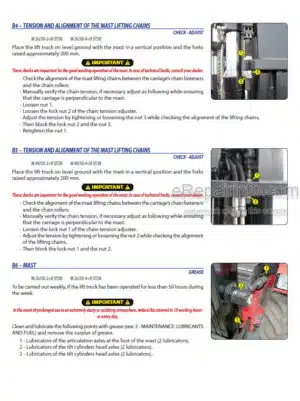 Photo 1 - Manitou M26-2+H ST3B To M40-4+H ST3B Operators Manual Forklift 647122EN