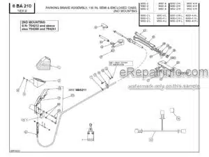 Photo 6 - Manitou M30-2 H L To M50-4 H L Parts Manual Forklift 804934 SN2