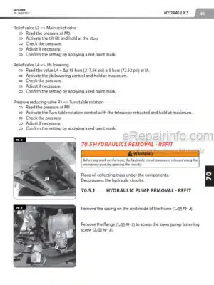 Photo 3 - Manitou MAN GO12 GO33 Repair Manual Elevating Work Platform 647534EN