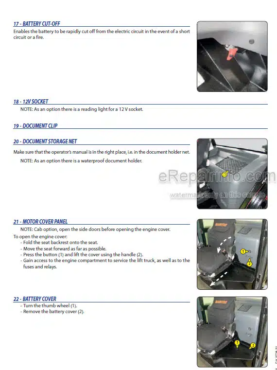 Photo 1 - Manitou MC-X25-2 D K ST3A S1 To MSI-X35 D K ST3A S1 Operators Manual Forklift 647840EN
