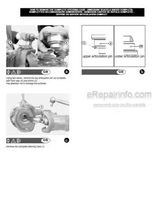 Photo 1 - Manitou MC30 To MC70 Powershift Serie 3-E2 Repair Manual Forklift