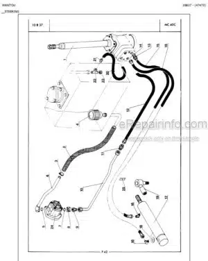 Photo 6 - Manitou MC40 To MC70 Turbo Powershift Parts Catalogue Forklift 547309C